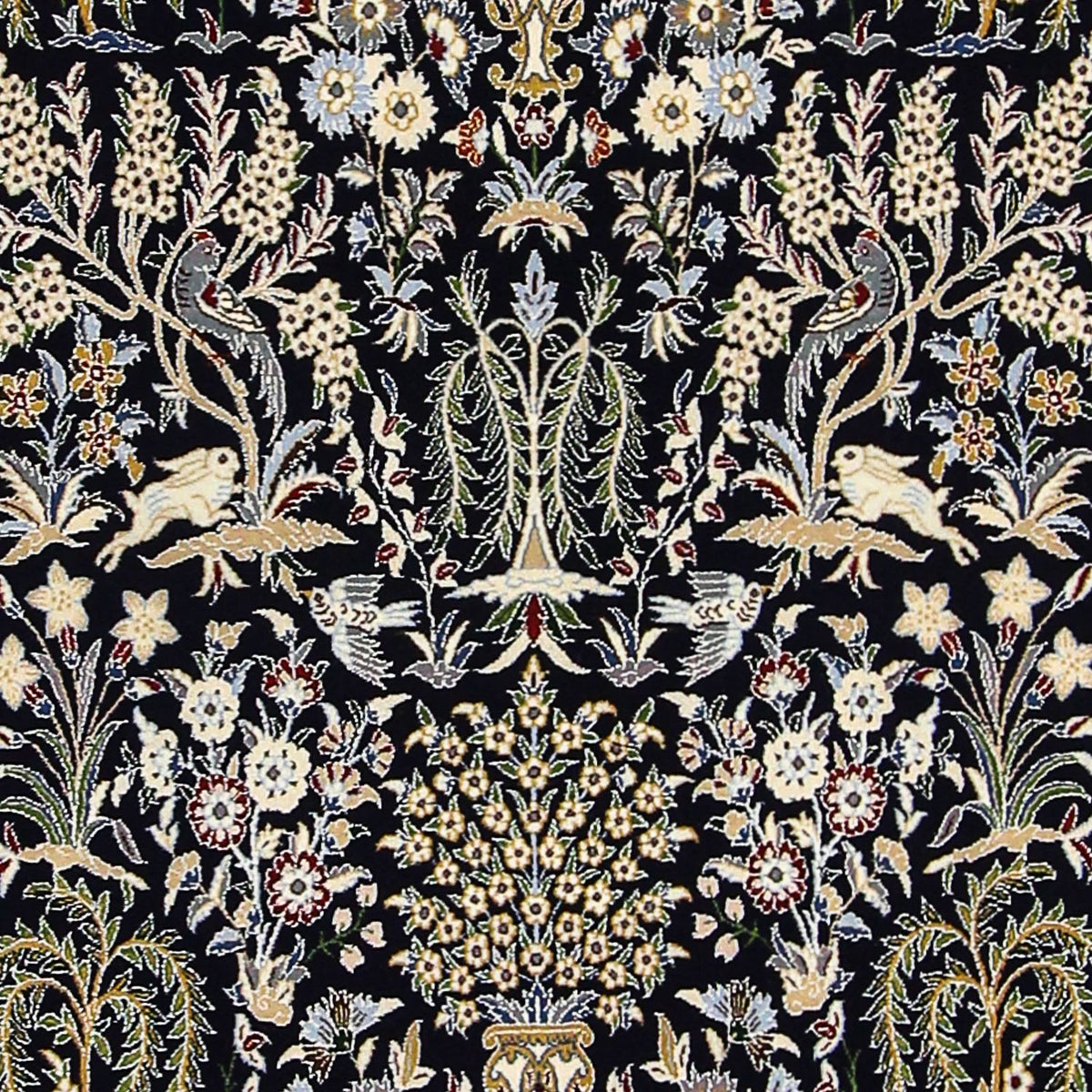 Perzisch tapijt - Nain - Premium - 157 x 100 cm - donkerblauw