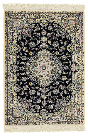 Perzisch tapijt - Nain - Premium - 117 x 80 cm - donkerblauw