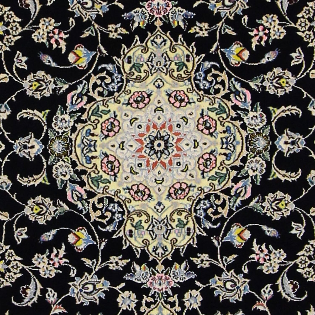 Perzisch tapijt - Nain - Premium - 117 x 80 cm - donkerblauw