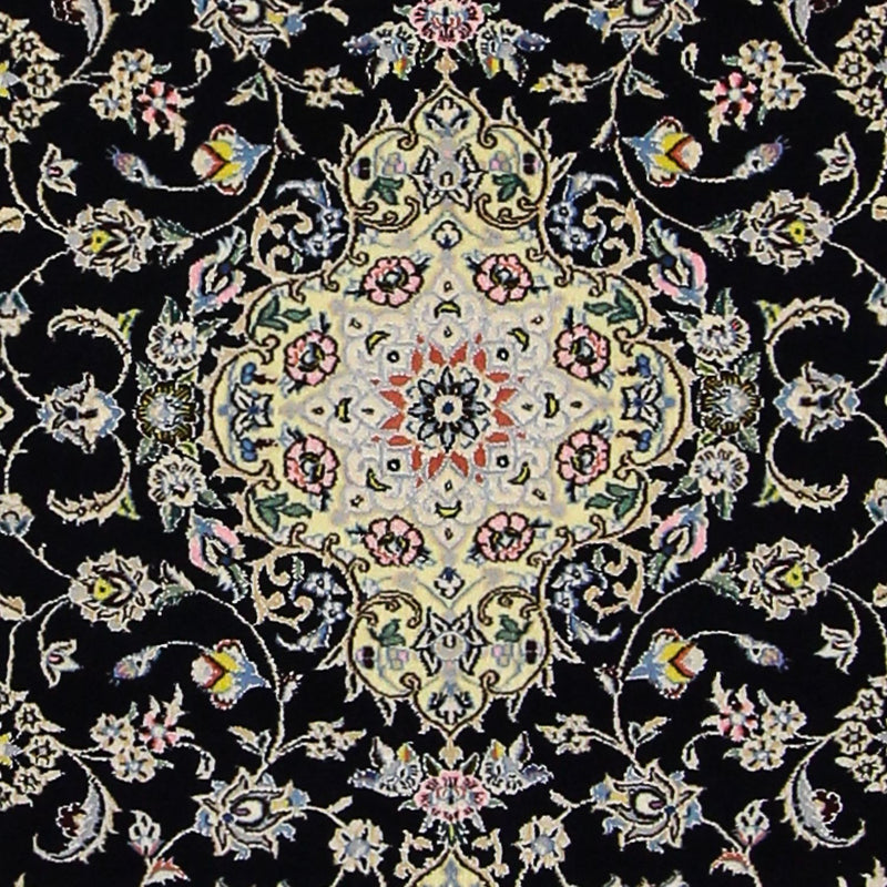 Perzisch tapijt - Nain - Premium - 117 x 80 cm - donkerblauw