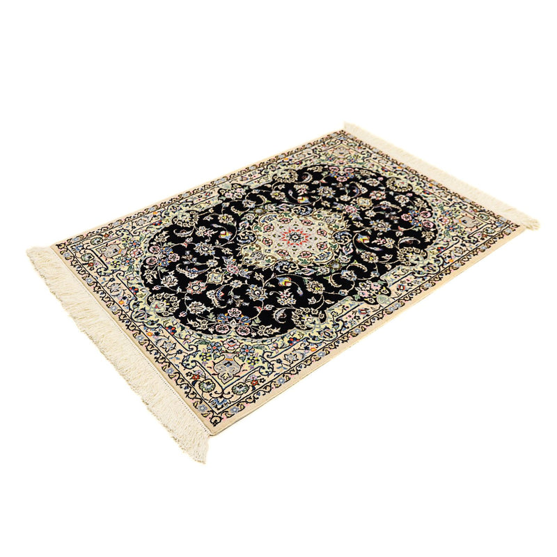 Perzisch tapijt - Nain - Premium - 117 x 80 cm - donkerblauw