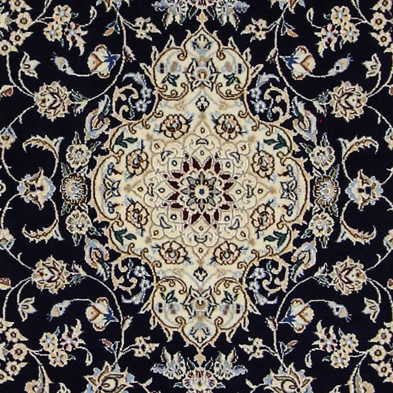 Perzisch tapijt - Nain - Premium - 123 x 80 cm - donkerblauw