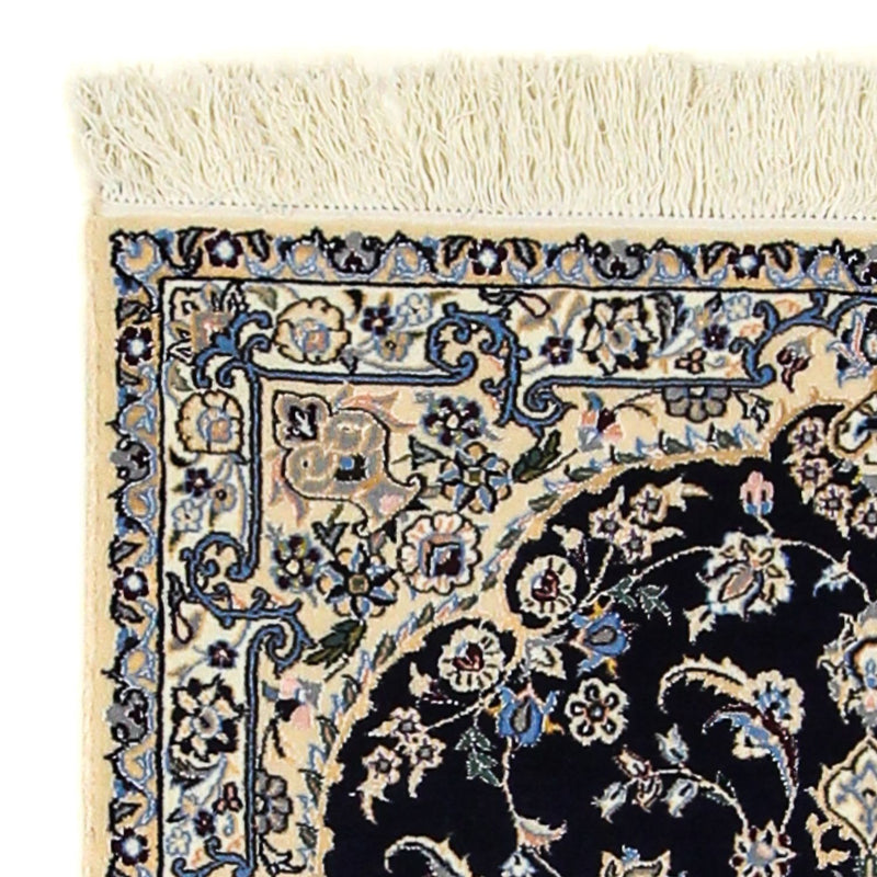 Perzisch tapijt - Nain - Premium - 123 x 83 cm - donkerblauw