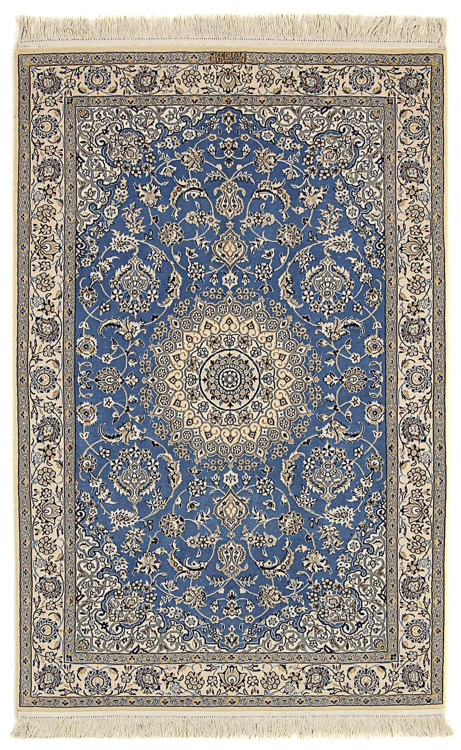 Perzisch tapijt - Nain - Premium - 167 x 107 cm - blauw