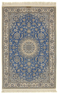 Perzisch tapijt - Nain - Premium - 167 x 107 cm - blauw