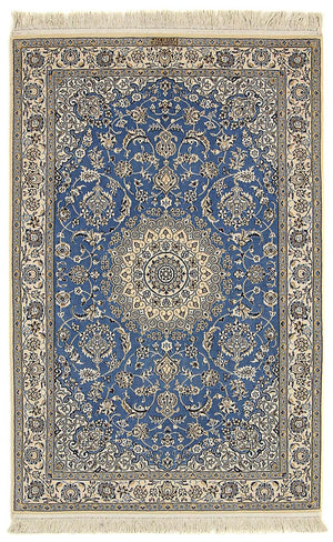Perzisch tapijt - Nain - Premium - 167 x 107 cm - blauw