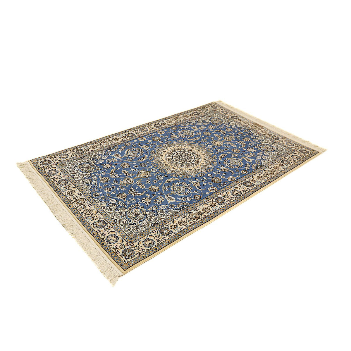 Perzisch tapijt - Nain - Premium - 167 x 107 cm - blauw