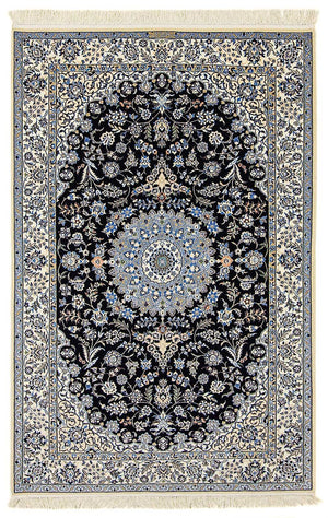 Perzisch tapijt - Nain - Premium - 200 x 130 cm - donkerblauw