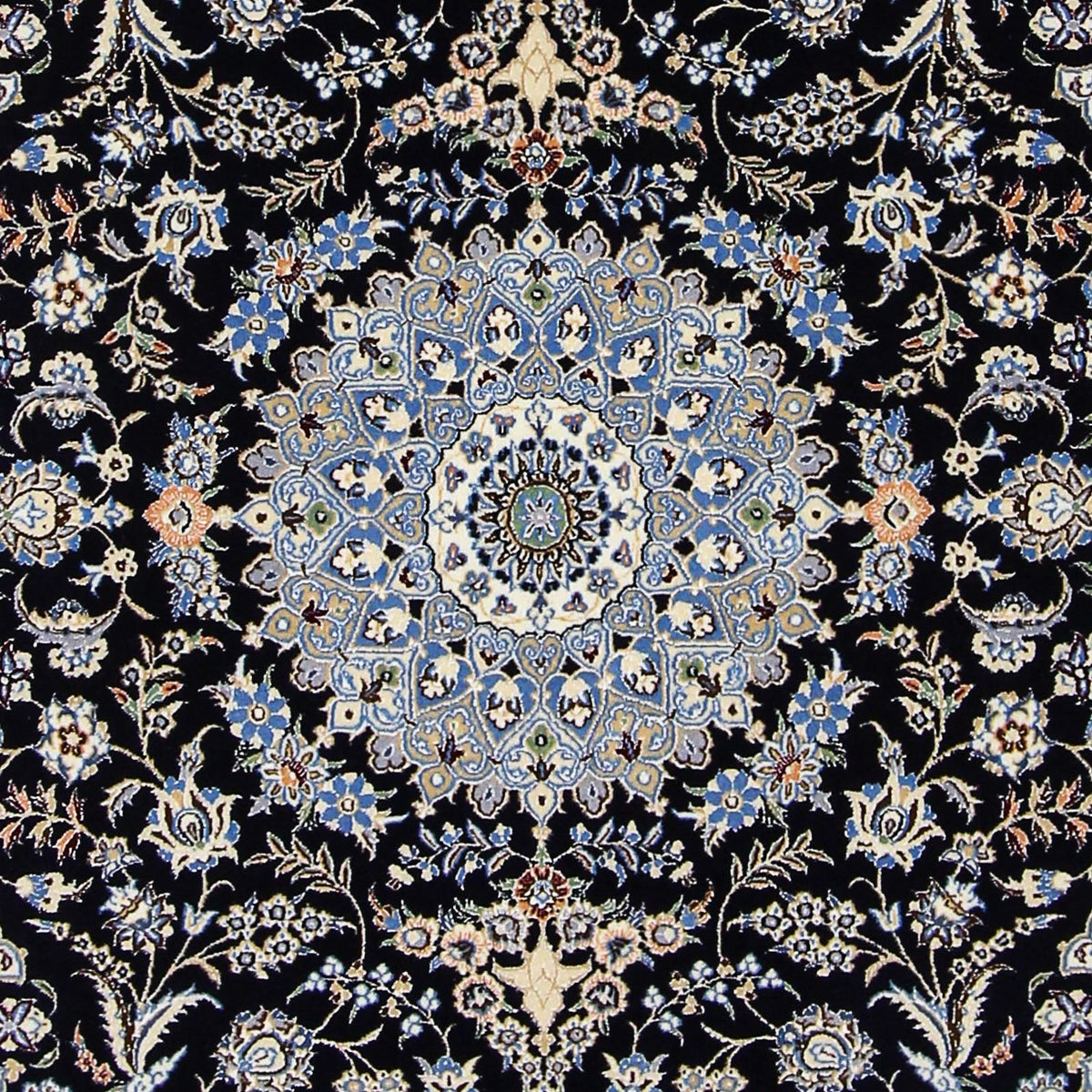 Perzisch tapijt - Nain - Premium - 200 x 130 cm - donkerblauw