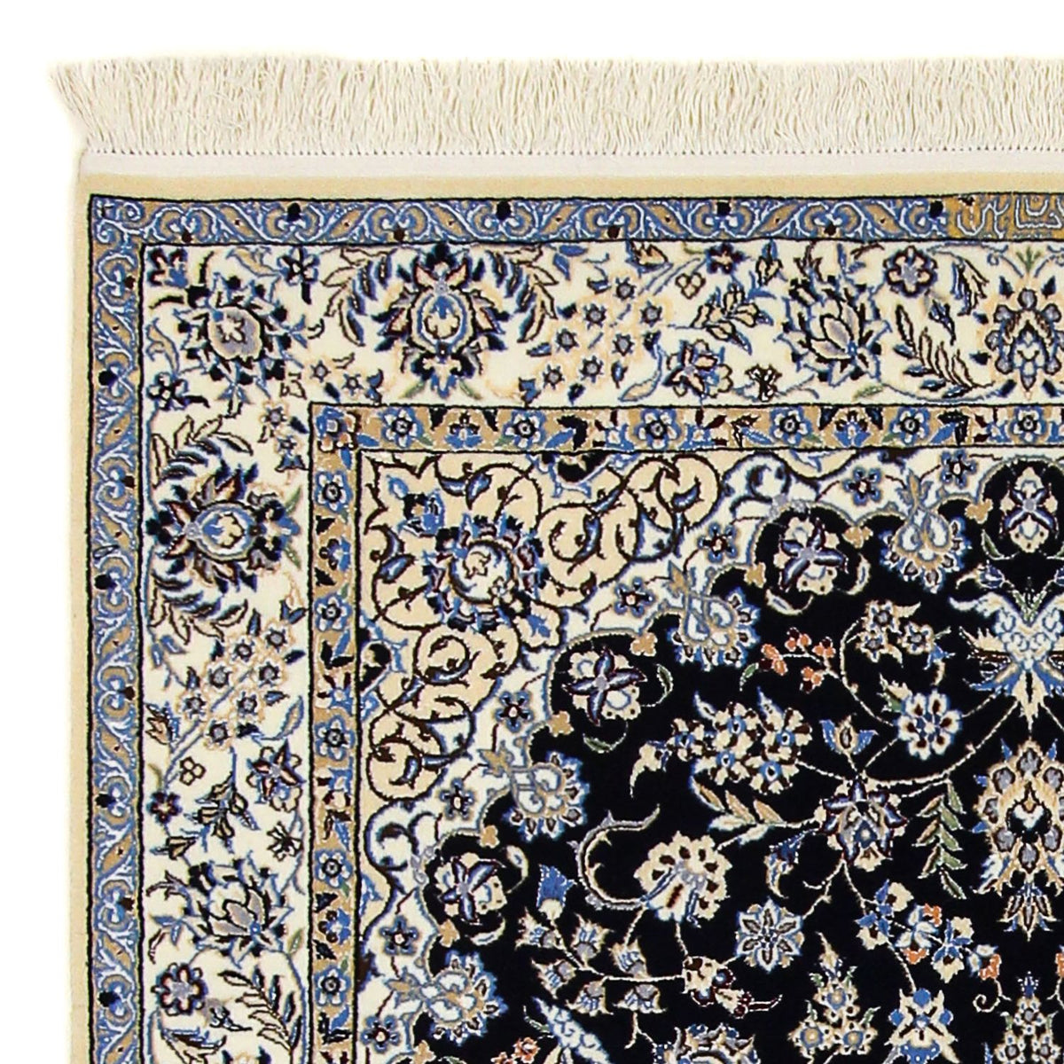 Perzisch tapijt - Nain - Premium - 200 x 130 cm - donkerblauw