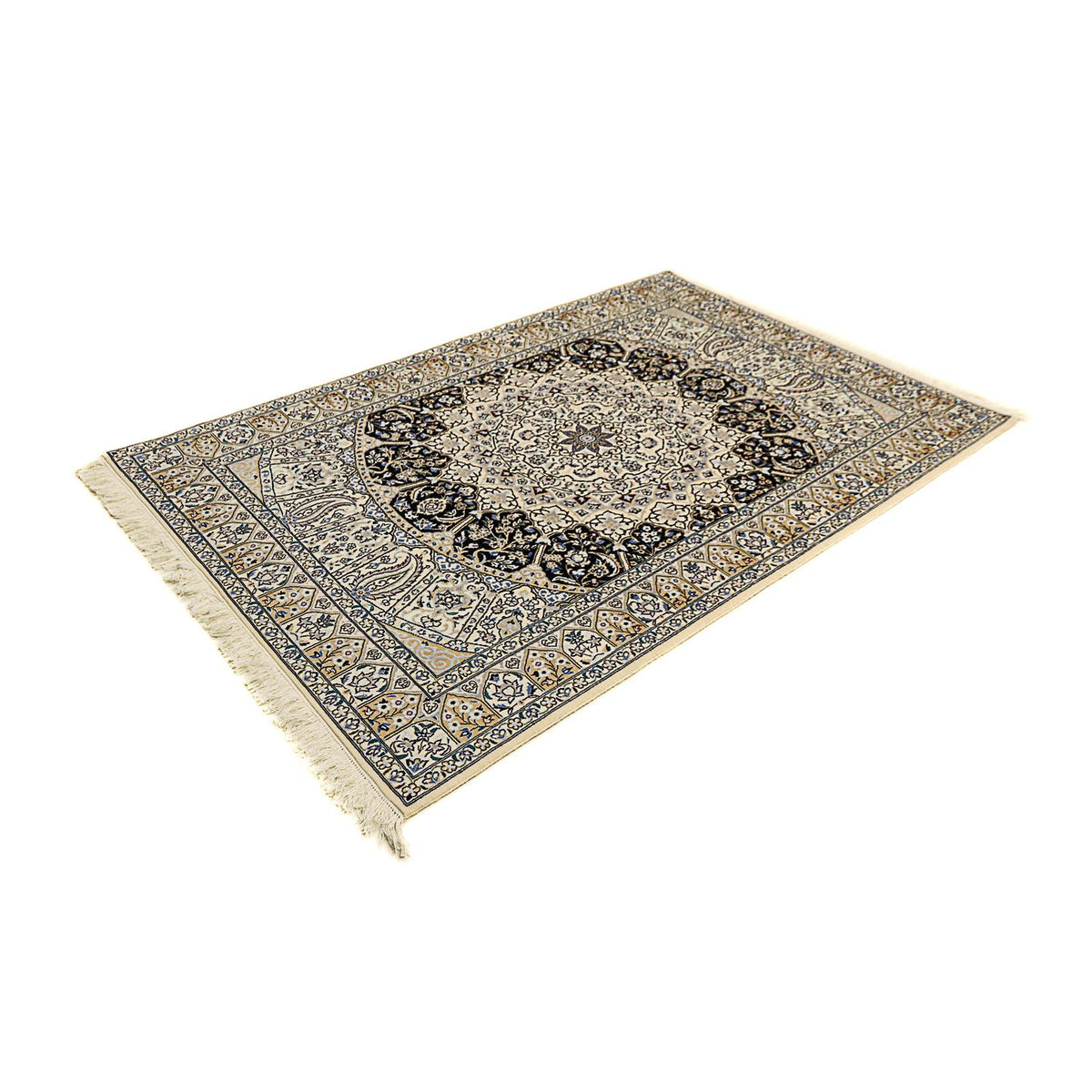 Perzisch tapijt - Nain - Premium - 190 x 128 cm - beige