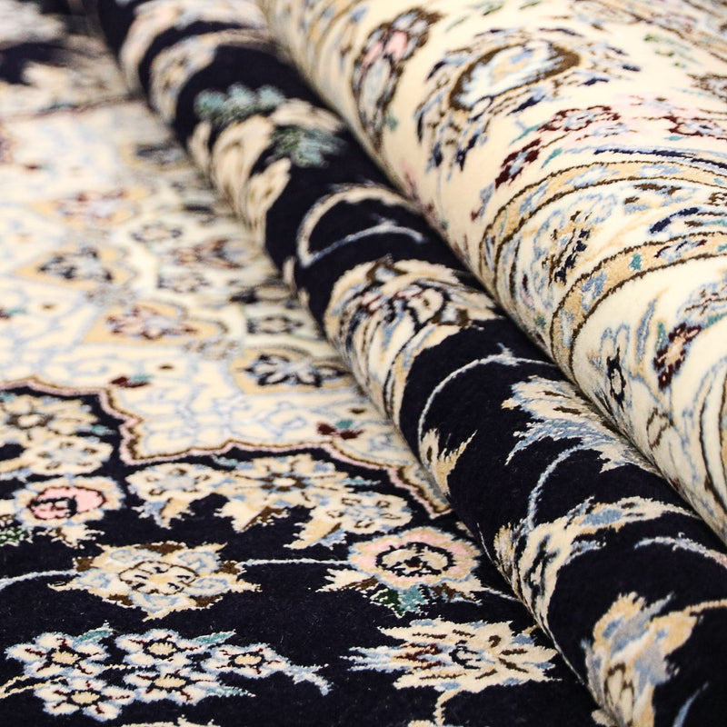 Perzisch tapijt - Nain - Premium - 246 x 167 cm - donkerblauw