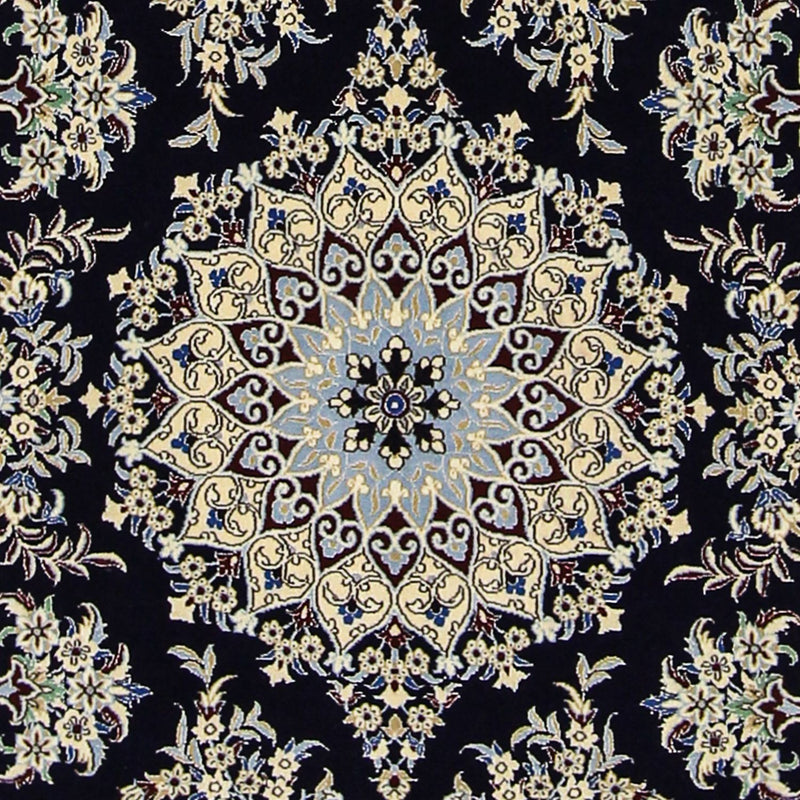 Perzisch tapijt - Nain - Premium - 140 x 100 cm - donkerblauw