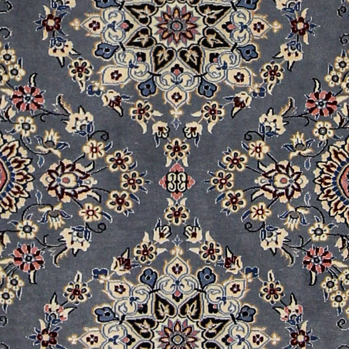 Perzisch tapijt - Nain - Premium - 107 x 76 cm - grijs