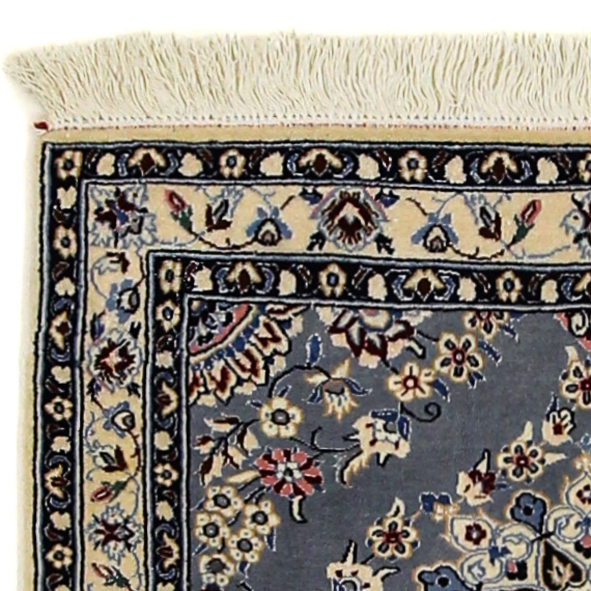 Perzisch tapijt - Nain - Premium - 107 x 76 cm - grijs