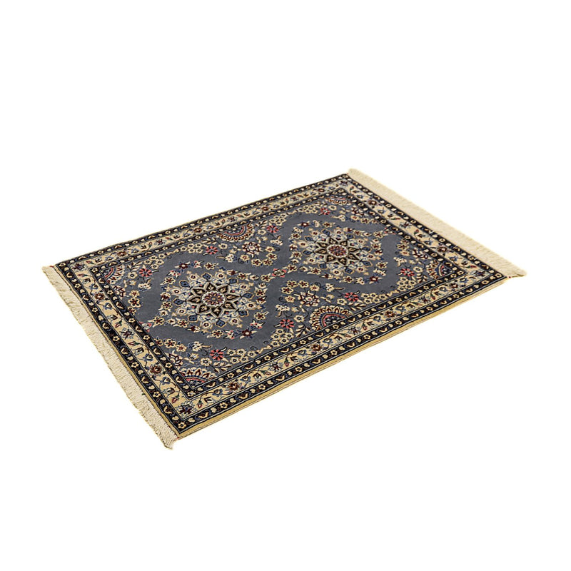 Perzisch tapijt - Nain - Premium - 107 x 76 cm - grijs