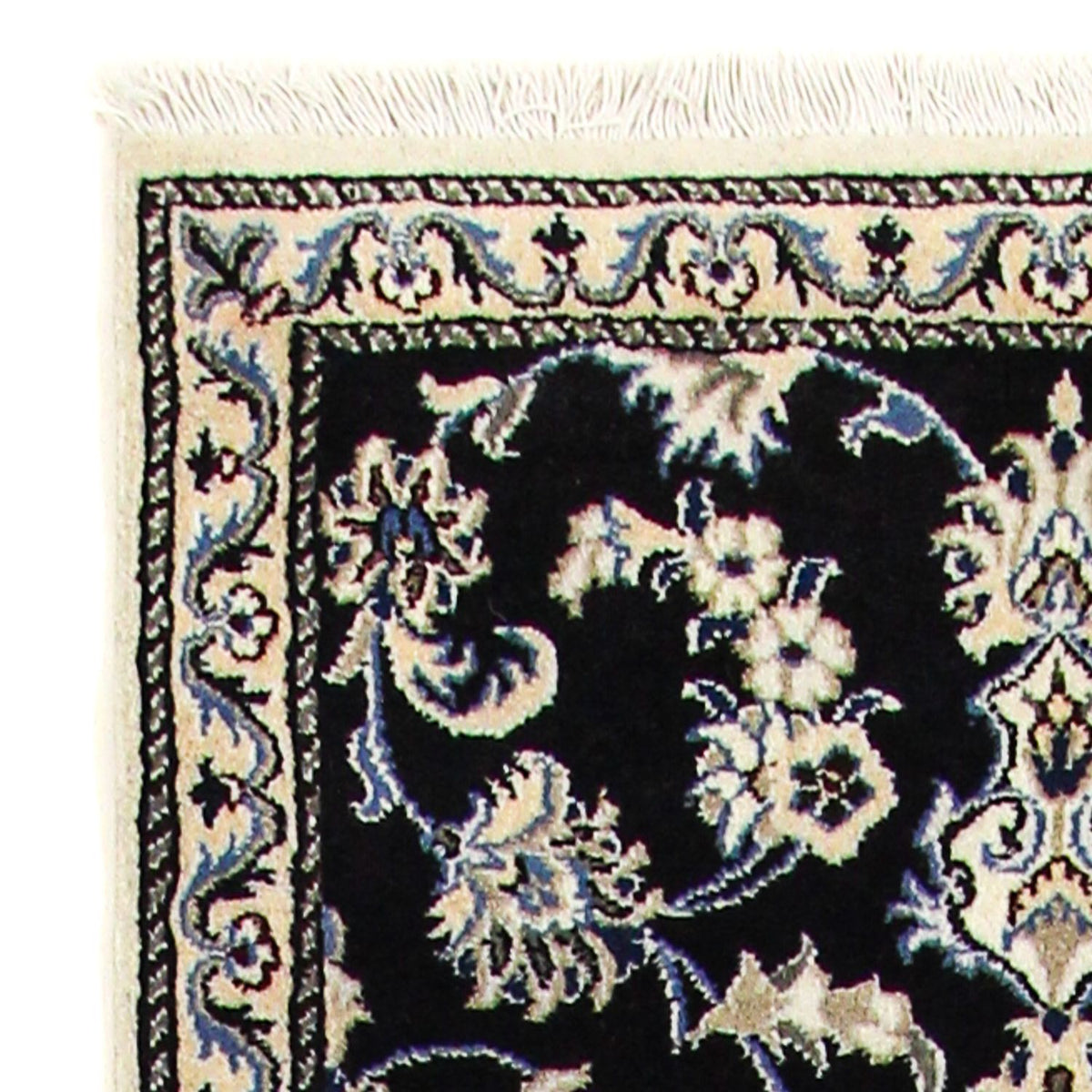 Loper Perzisch tapijt - Nain - 290 x 80 cm - donkerblauw