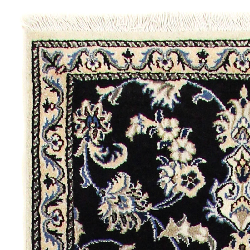 Loper Perzisch tapijt - Nain - 290 x 80 cm - donkerblauw