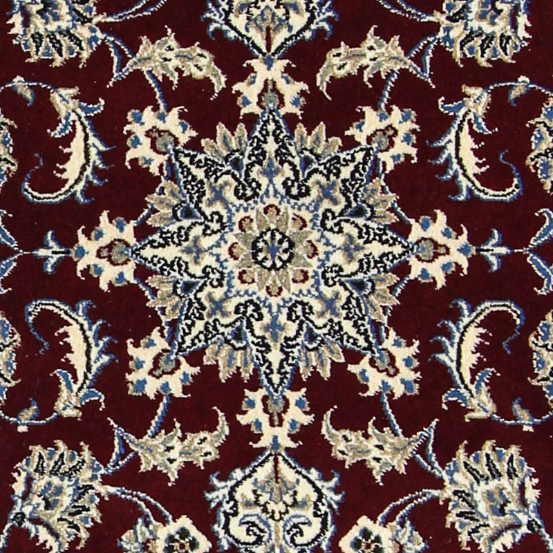 Loper Perzisch tapijt - Nain - 286 x 78 cm - donkerrood