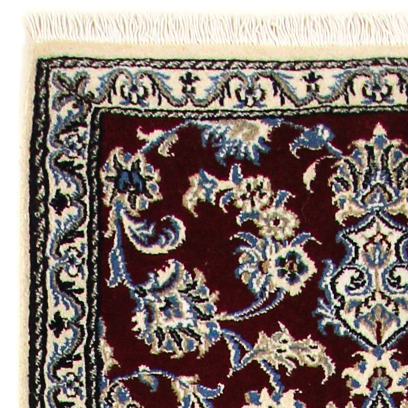 Loper Perzisch tapijt - Nain - 286 x 78 cm - donkerrood