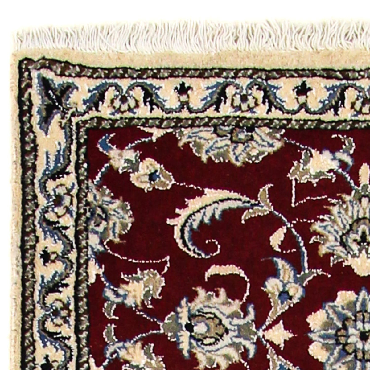 Loper Perzisch tapijt - Nain - 265 x 80 cm - donkerrood