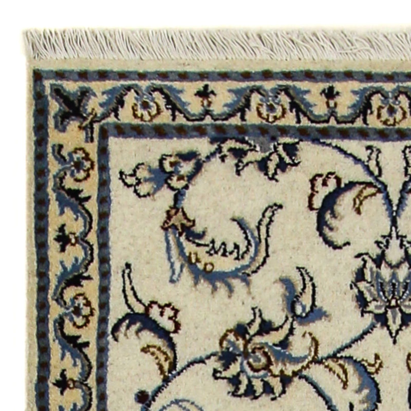 Loper Perzisch tapijt - Nain - 194 x 80 cm - beige