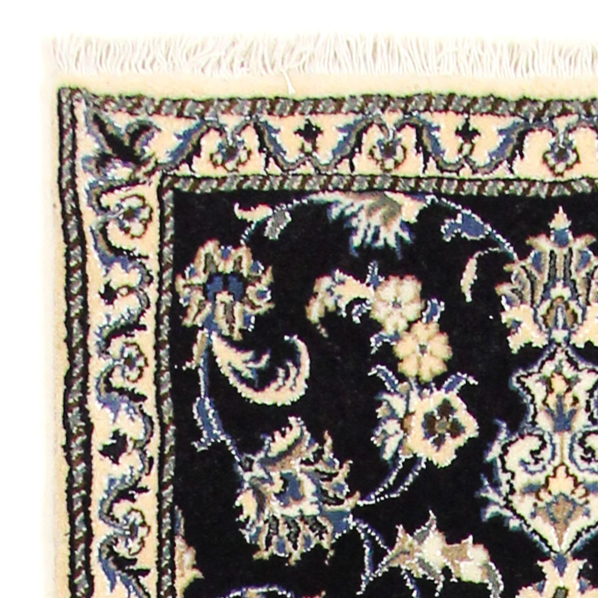 Loper Perzisch tapijt - Nain - 310 x 78 cm - donkerblauw