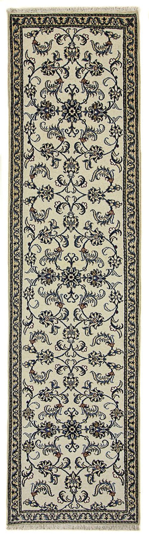 Loper Perzisch tapijt - Nain - 300 x 77 cm - beige