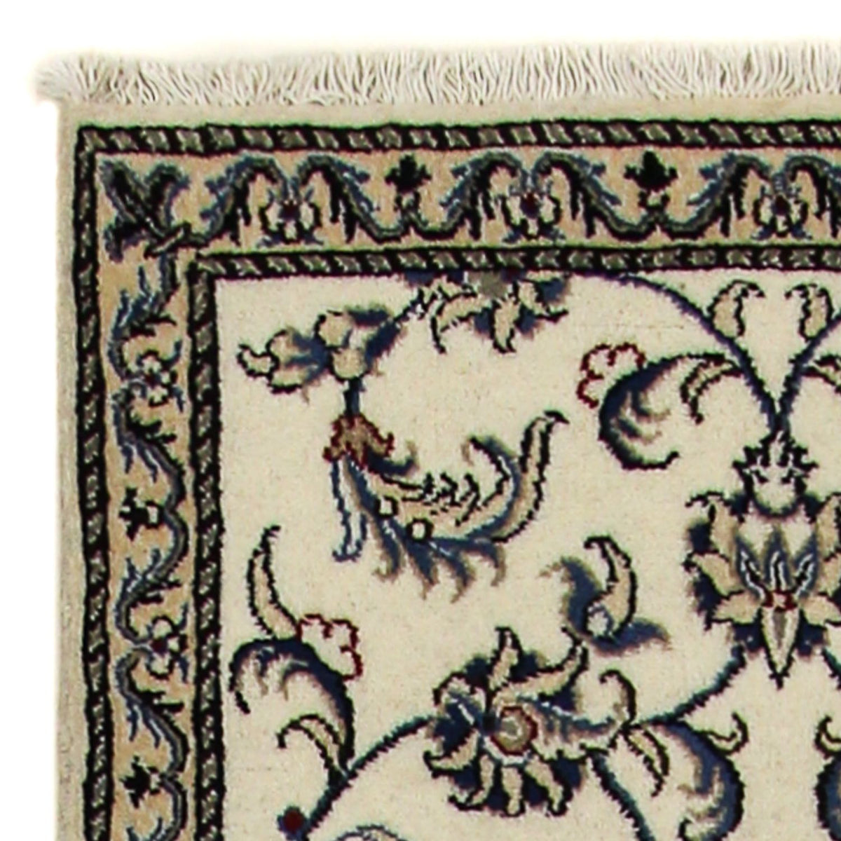 Loper Perzisch tapijt - Nain - 300 x 77 cm - beige