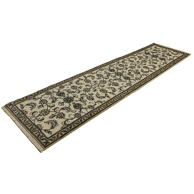 Loper Perzisch tapijt - Nain - 300 x 77 cm - beige