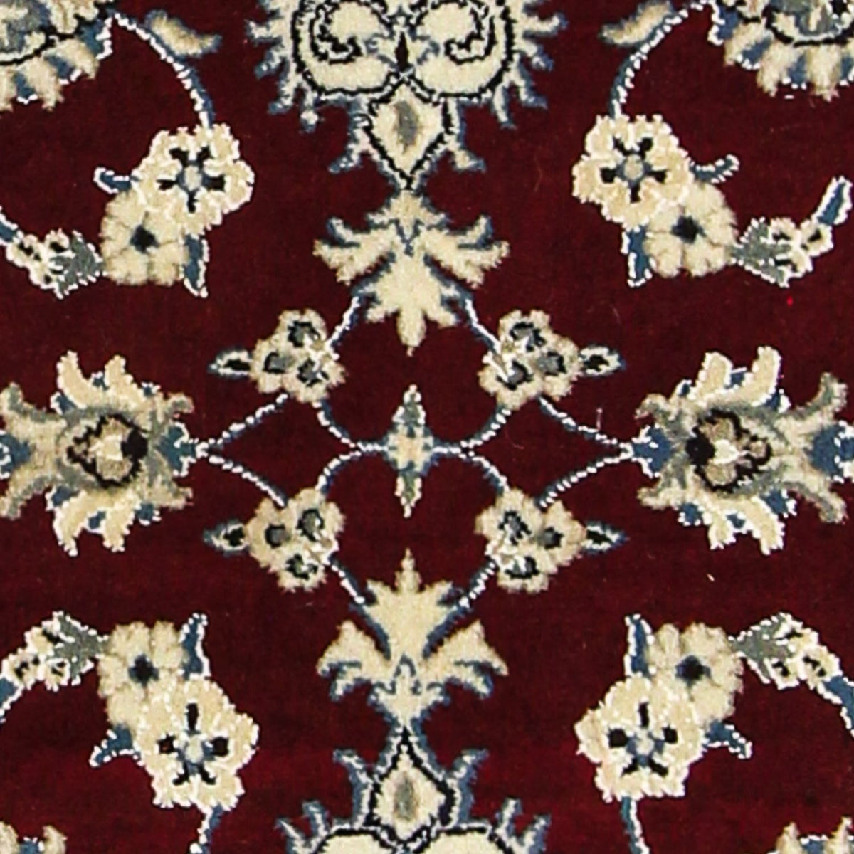 Loper Perzisch tapijt - Nain - 197 x 80 cm - donkerrood