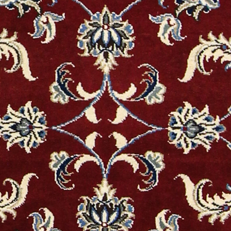 Loper Perzisch tapijt - Nain - 197 x 80 cm - donkerrood