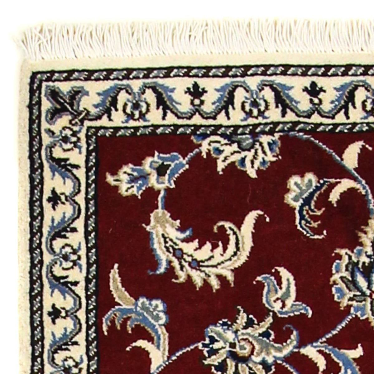 Loper Perzisch tapijt - Nain - 197 x 80 cm - donkerrood