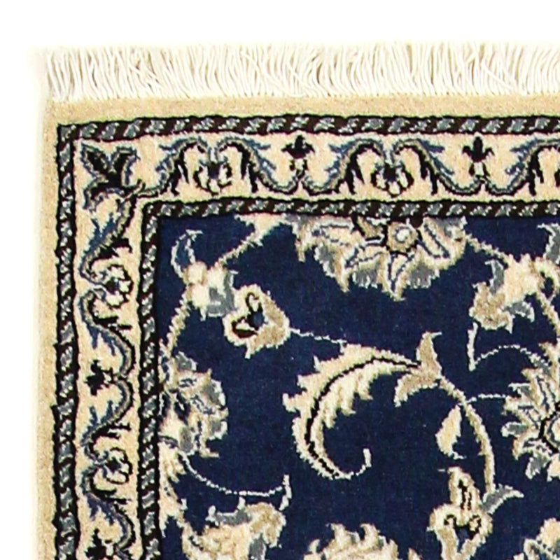 Loper Perzisch tapijt - Nain - 243 x 78 cm - blauw