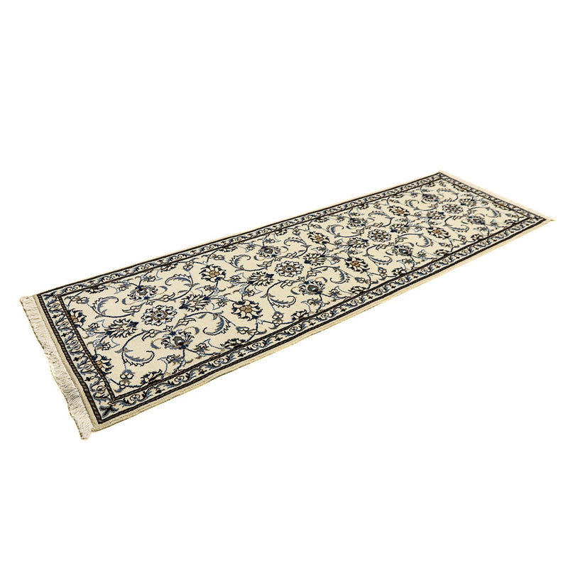Loper Perzisch tapijt - Nain - 247 x 77 cm - beige