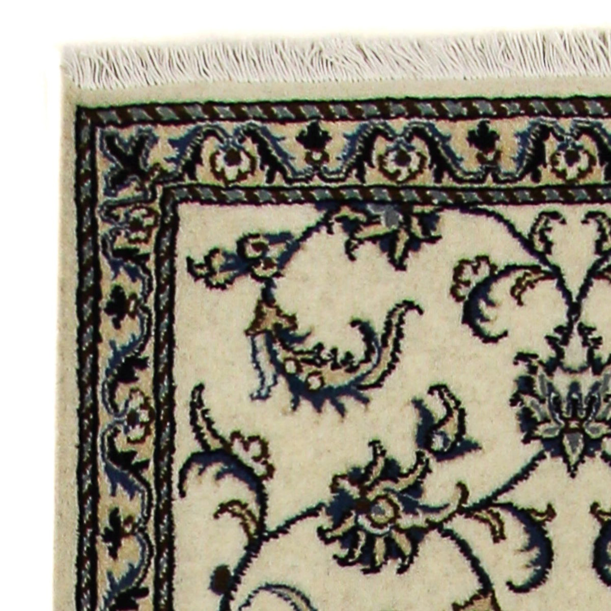 Loper Perzisch tapijt - Nain - 296 x 79 cm - beige