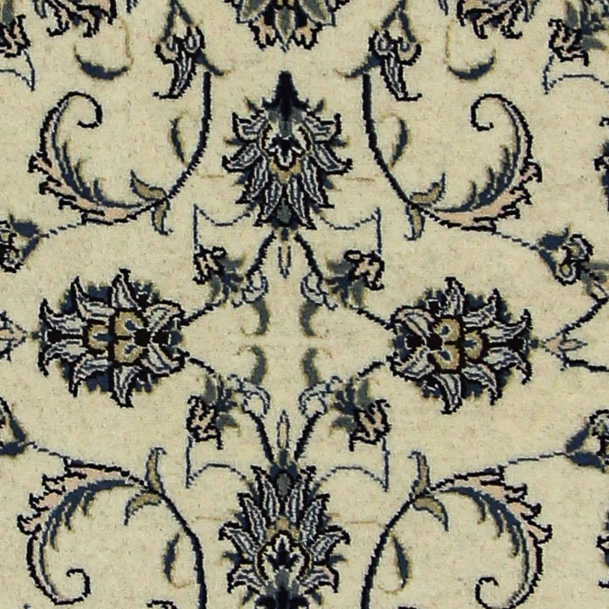 Loper Perzisch tapijt - Nain - 253 x 80 cm - beige