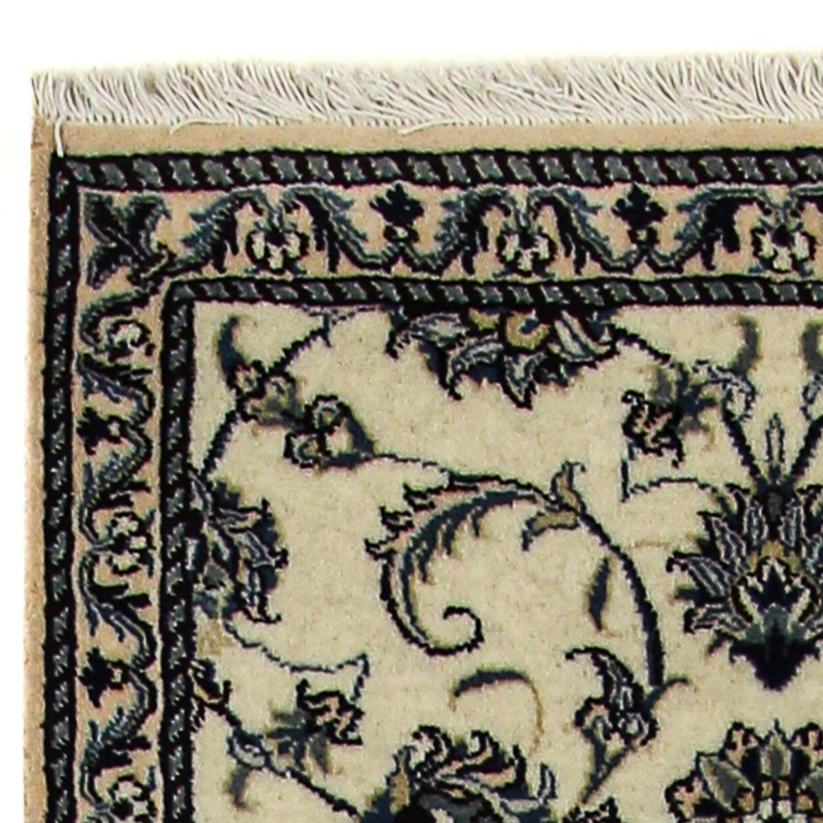 Loper Perzisch tapijt - Nain - 253 x 80 cm - beige