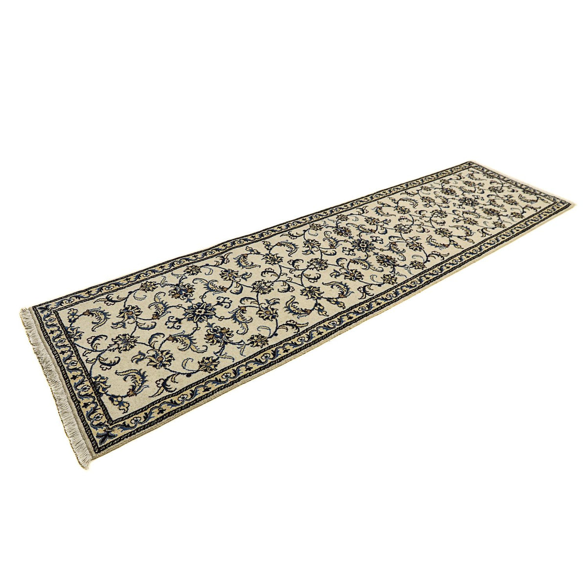 Loper Perzisch tapijt - Nain - 290 x 78 cm - beige