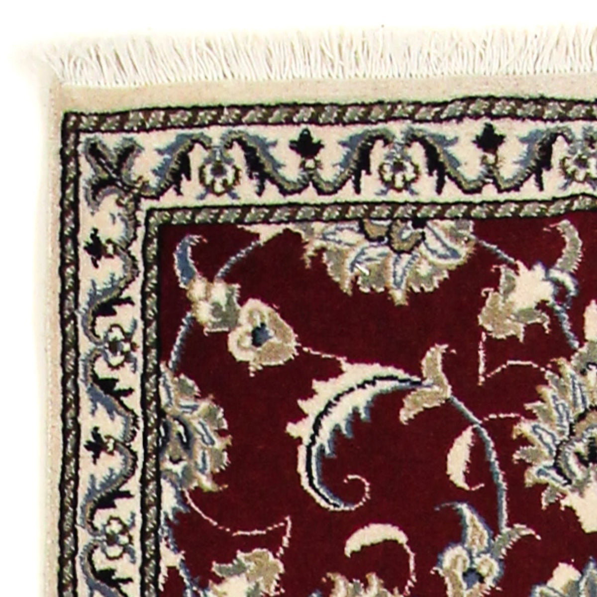 Loper Perzisch tapijt - Nain - 256 x 77 cm - donkerrood