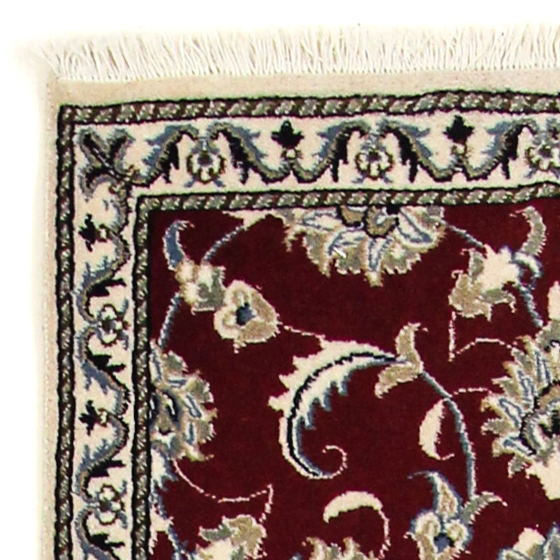 Loper Perzisch tapijt - Nain - 256 x 77 cm - donkerrood