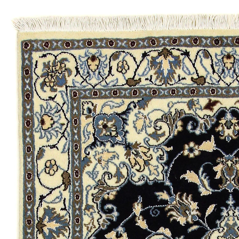 Perzisch tapijt - Nain - 198 x 119 cm - donkerblauw