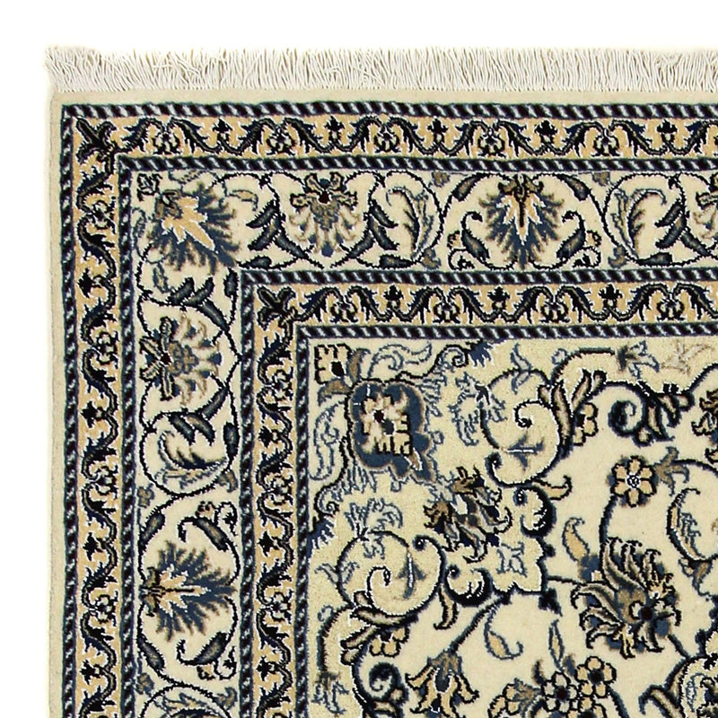 Perzisch tapijt - Nain - 200 x 148 cm - beige