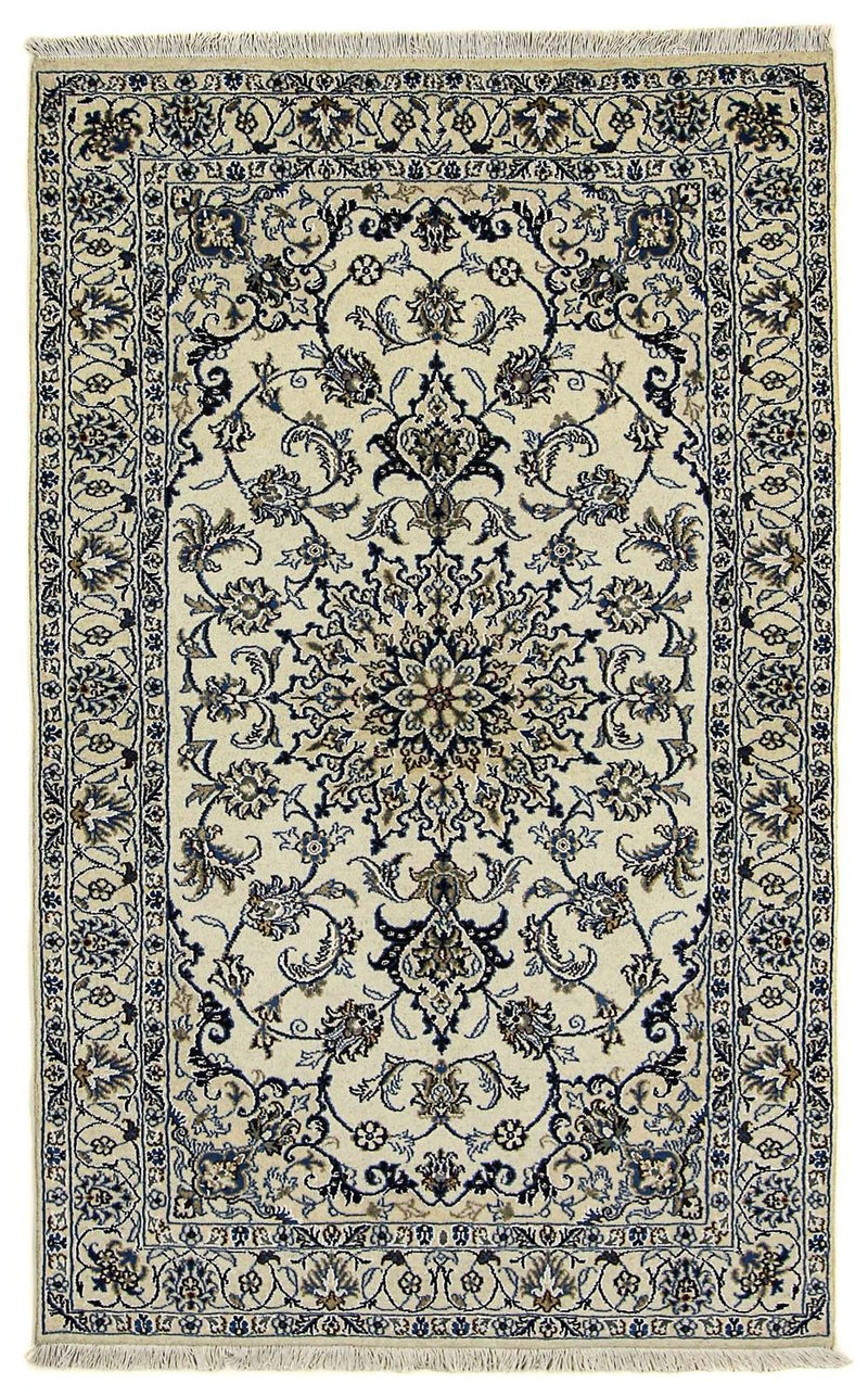 Perzisch tapijt - Nain - 201 x 125 cm - beige