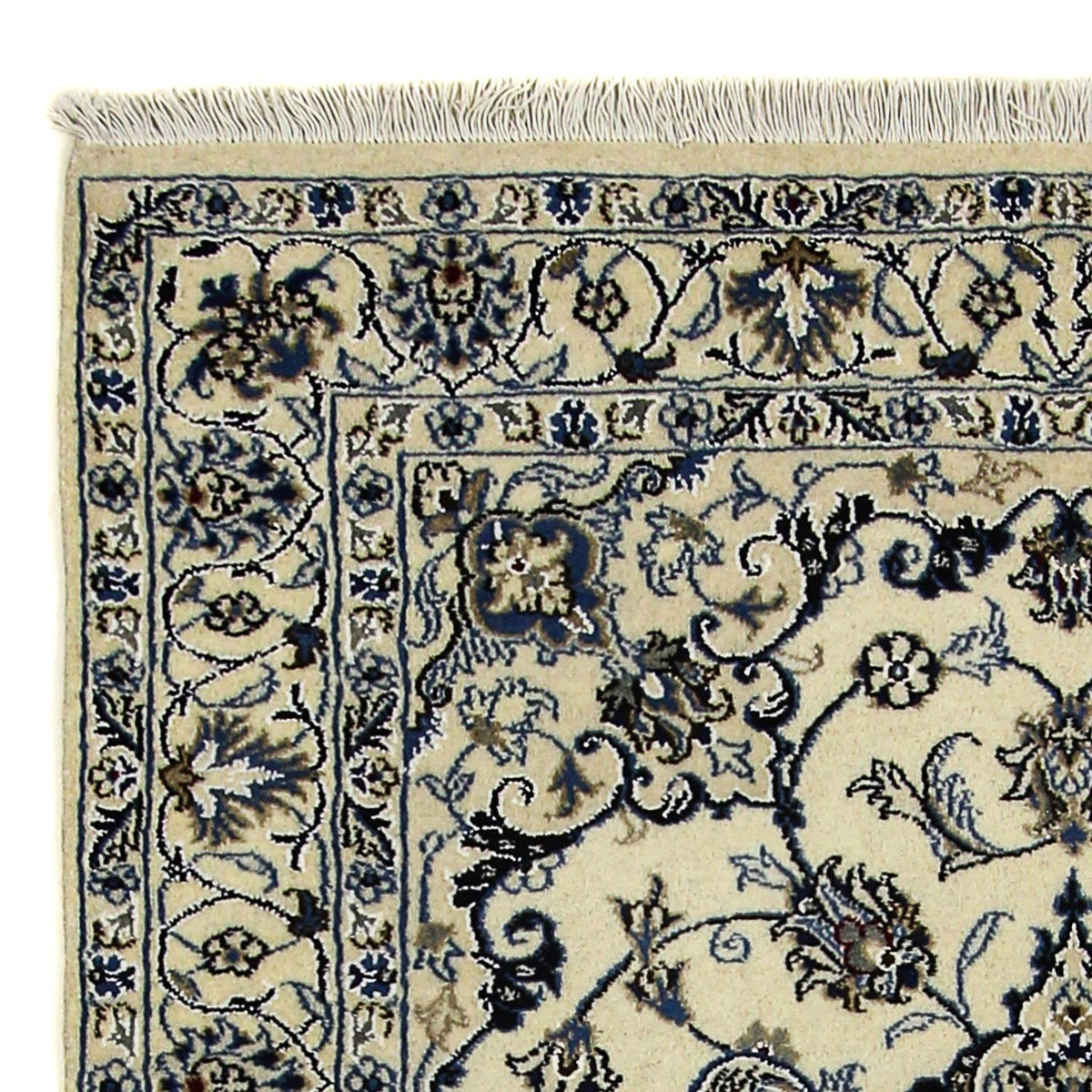 Perzisch tapijt - Nain - 201 x 125 cm - beige