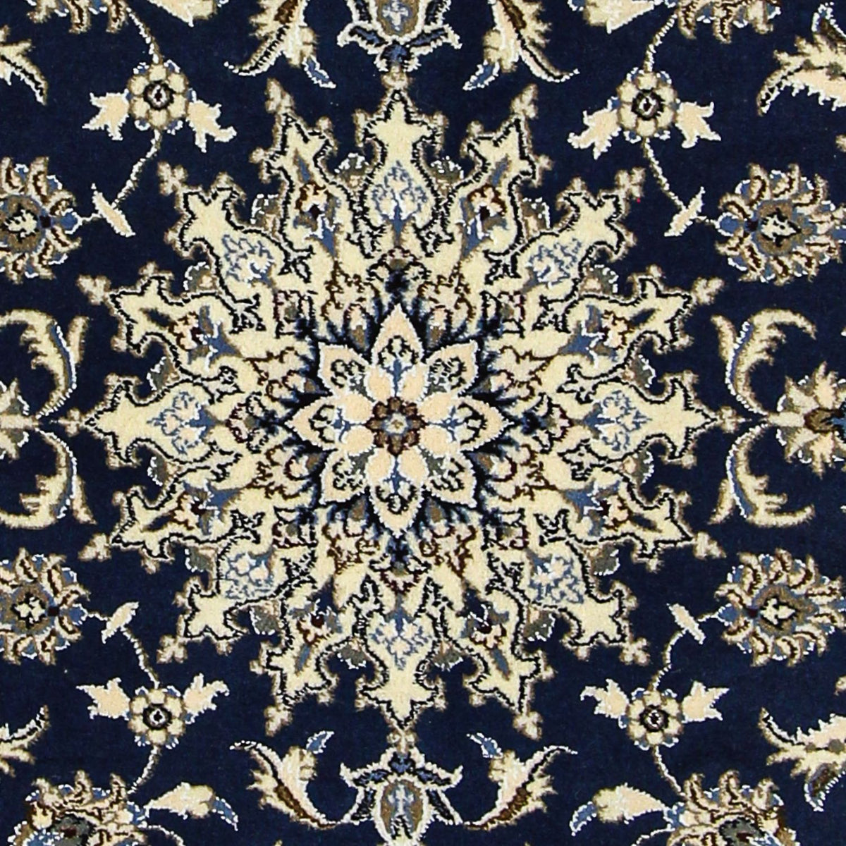 Perzisch tapijt - Nain - 203 x 120 cm - donkerblauw