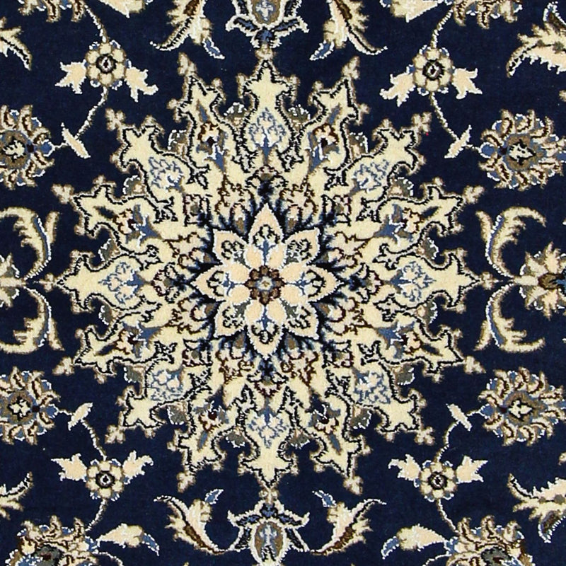 Perzisch tapijt - Nain - 203 x 120 cm - donkerblauw