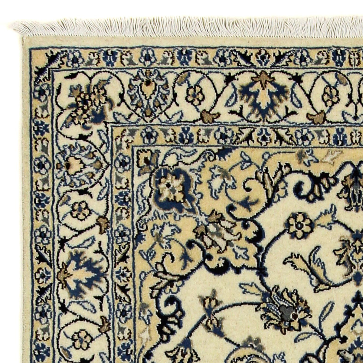 Perzisch tapijt - Nain - 203 x 125 cm - beige