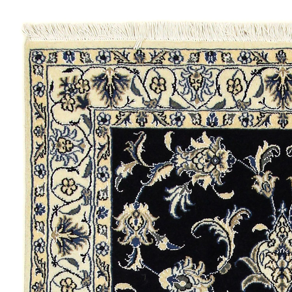 Perzisch tapijt - Nain - 200 x 120 cm - donkerblauw