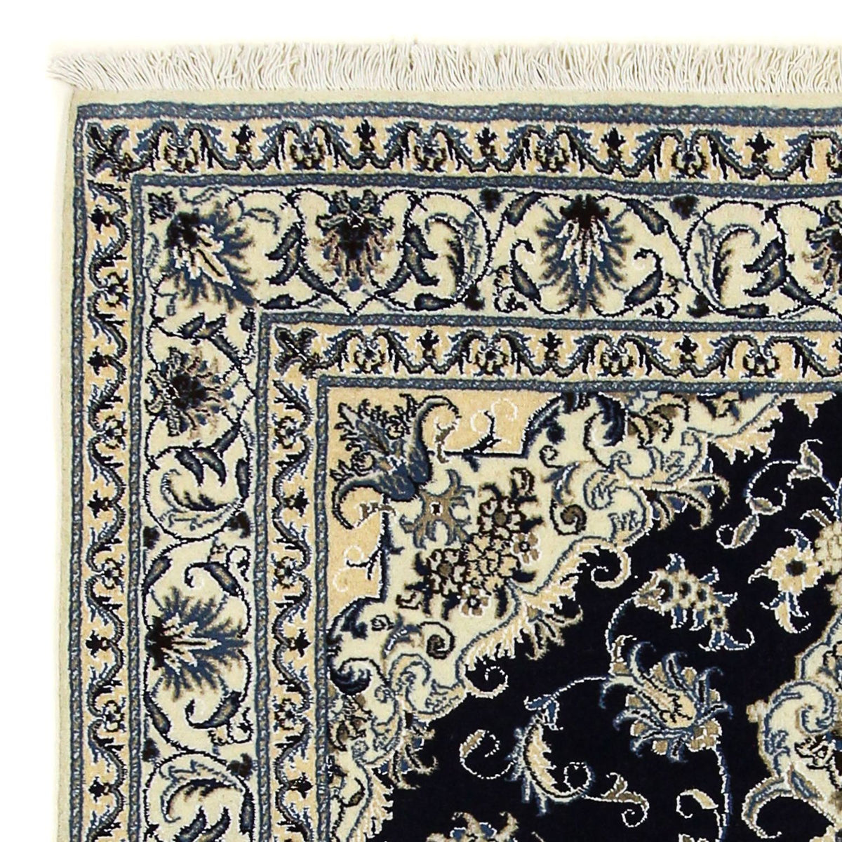 Perzisch tapijt - Nain - 205 x 143 cm - donkerblauw